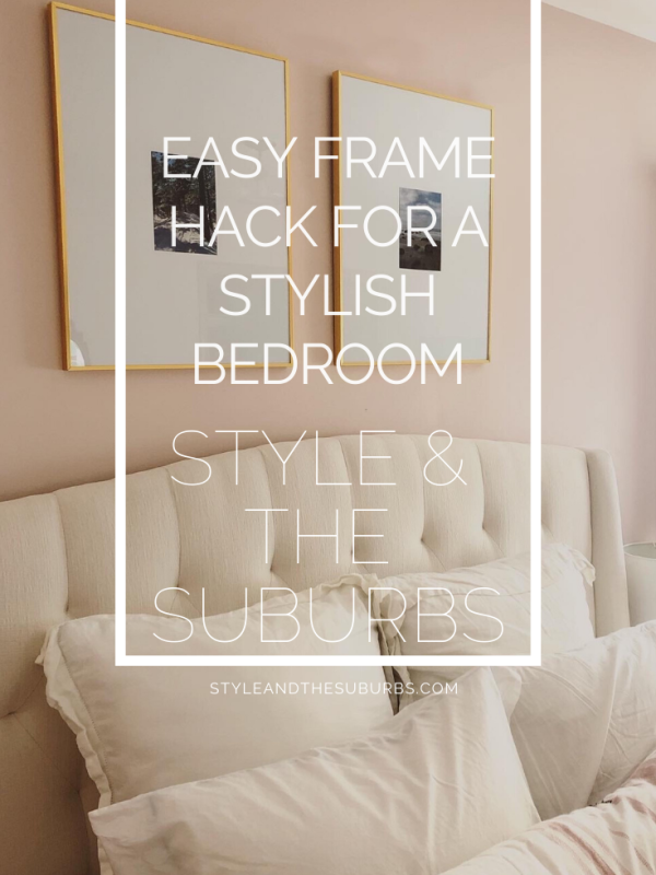 [Share] Home Decor – Easy Frame Hack for a Stylish Bedroom —